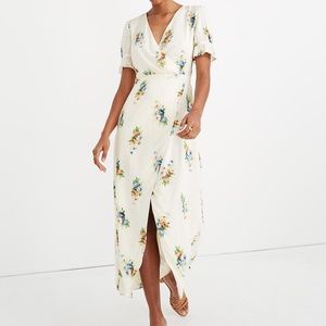 Madewell Ruffle-Sleeve Maxi Dress: Classic Corsage